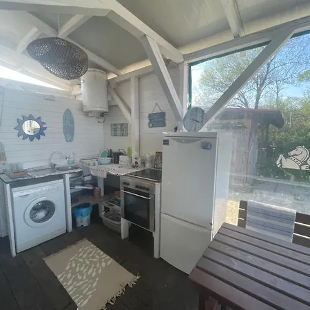 Sea Caravan/camper On The Camping